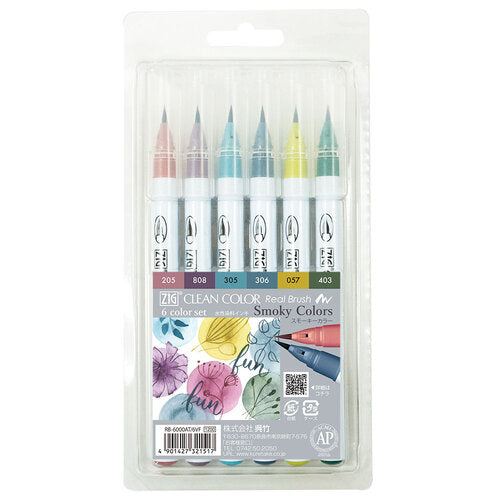 Clean Color Real Brush Marker Sets Kuretake Zig - Odd Nodd Art Supply