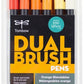 Orange 6 Dual Brush Pen Sets - Odd Nodd Art Supply