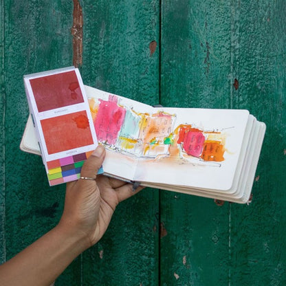 Viviva Colorsheet Watercolor Sketchbook Example - Odd Nodd Art Supply