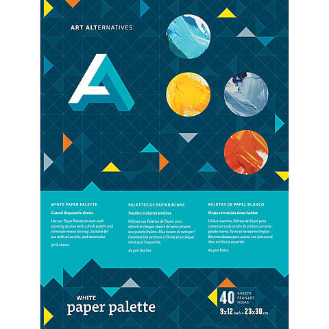 White Paper Palette Pads