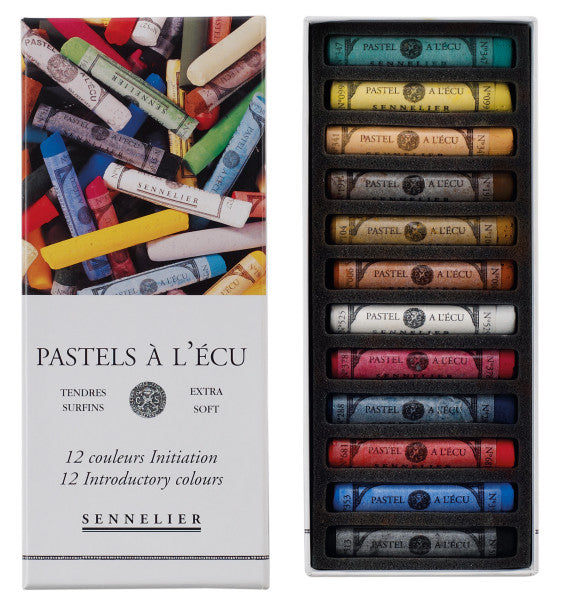 12 Introductory Set Sennelier Full Stick Extra-Soft Pastel Sets - Odd Nodd Art Supply