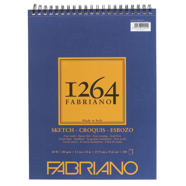 Fabriano 1264 Sketch Pads 11x14 - Odd Nodd Art Supply