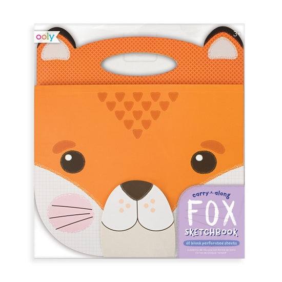 Ooly Animal Carry Along Sketchbook Fox - Odd Nodd Art Supply