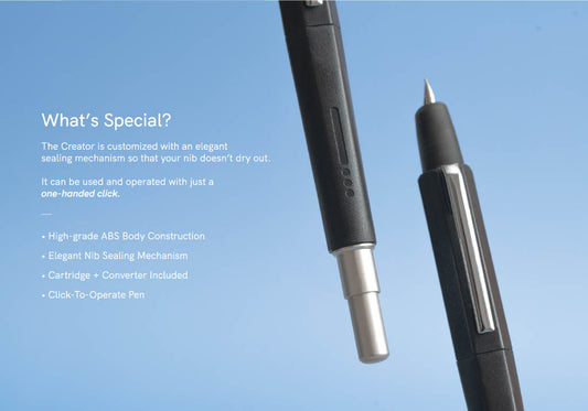 The Creator Retractable Fountain Pen Endless - Odd Nodd Art Supply