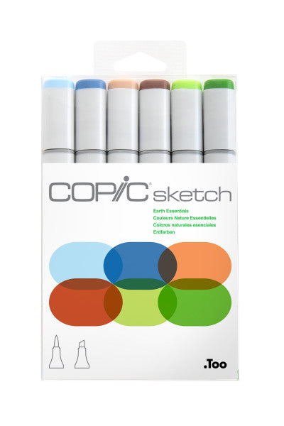 Earth COPIC Sketch Marker Sets - Odd Nodd Art Supply