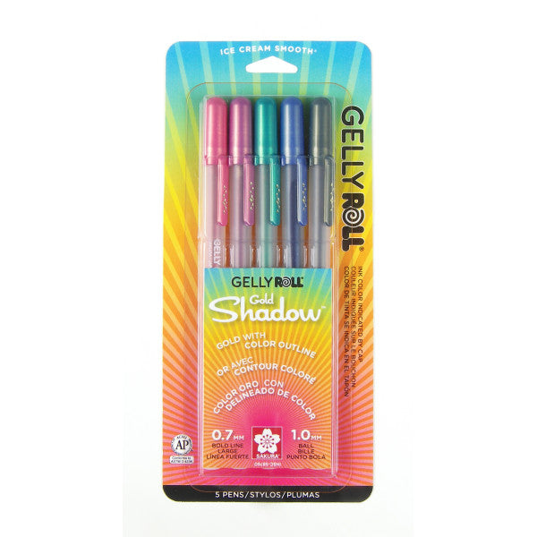 Gelly Roll Shadow Pens Gold - Odd Nodd Art Supply
