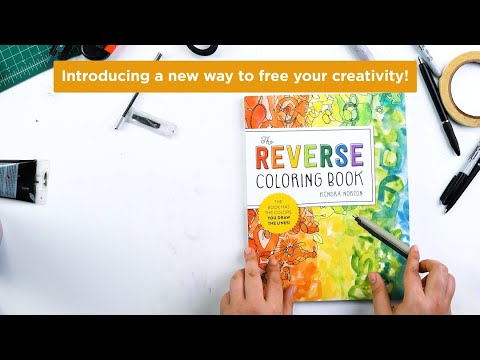 Reverse Coloring Book: Adult Coloring Activity Pages - Toned Down Original  Watercolors | Just Grab A Pen And Start Doodling