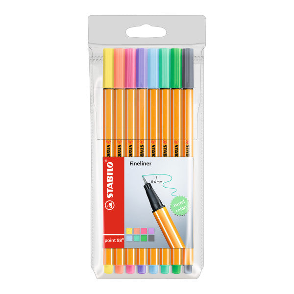 Pastel Stabilo Point 88 Pen Sets - Odd Nodd Art Supply