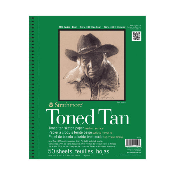 Tan Gray Toned Pad - Odd Nodd Art Supply