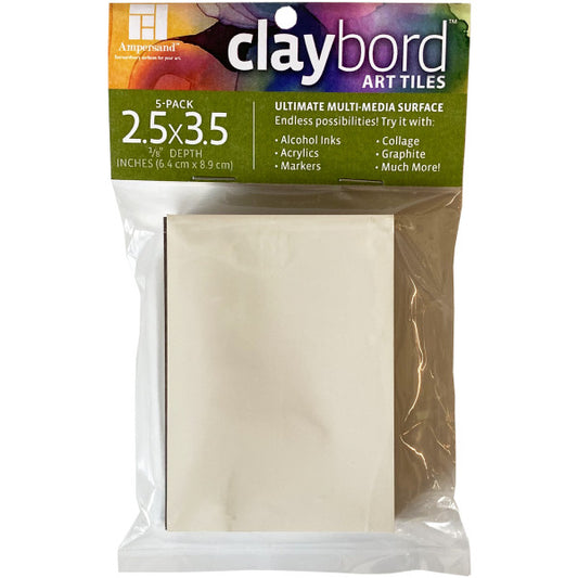 2.5x3.5 Claybord Art Tiles - Odd Nodd Art Supply