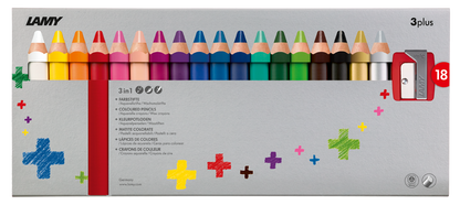 Lamy 3plus Colored Pencil Sets 18 Color - Odd Nodd Art Supply