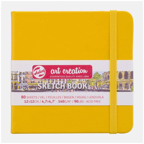 Yellow Talens Art Creation Sketch Books 4.7 x 4.7 Square - Odd Nodd Art Supply