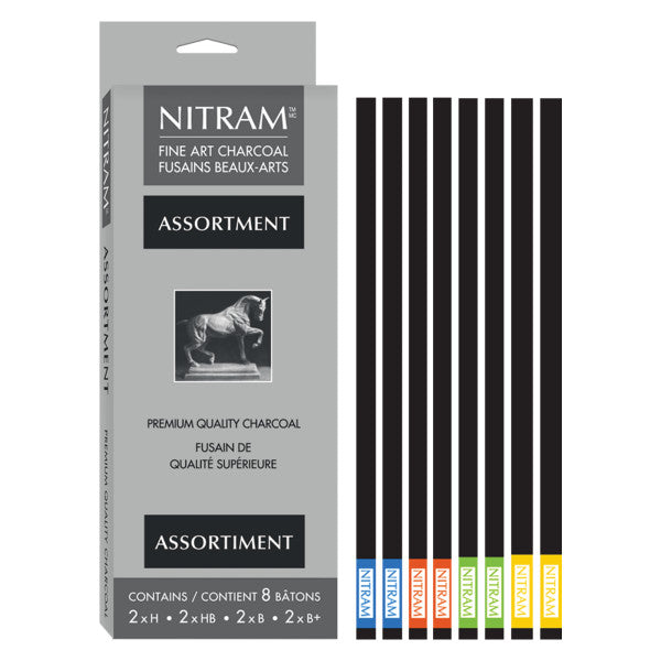 Nitram Assorted Charcoal Set - Odd Nodd Art Supply