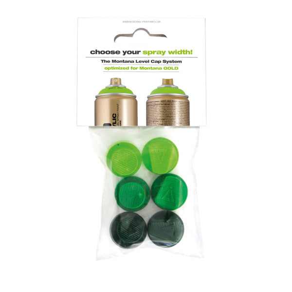 Green Level Montana Spray Caps - Odd Nodd Art Supply