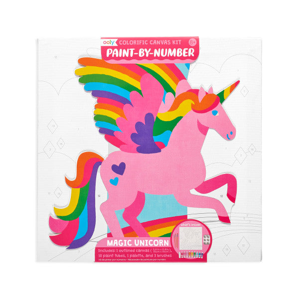 Kid's Paint by Number Sets Magical Unicorn - Odd Nodd Art Supply