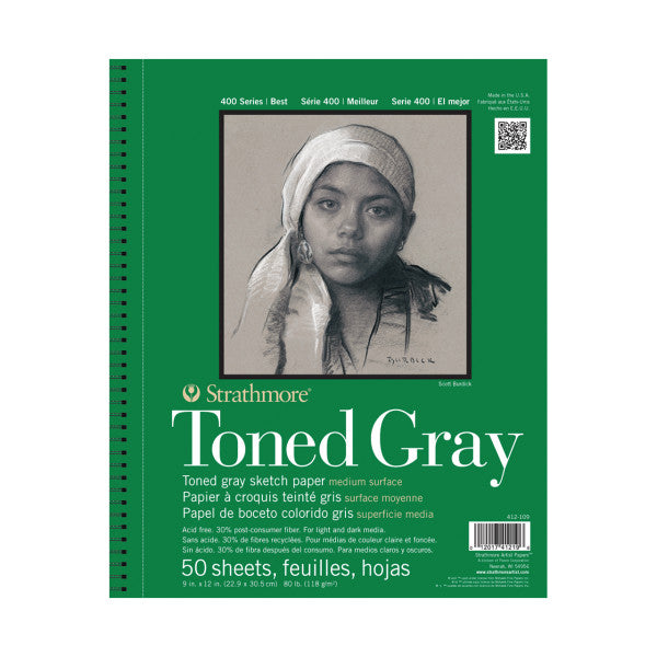 Gray  Toned Paper Pad - Odd Nodd Art Supply