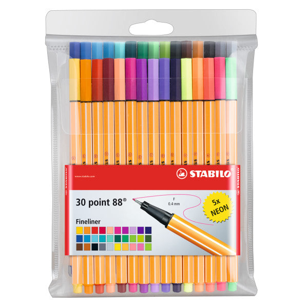 30 pack Stabilo Point 88 Pen Sets - Odd Nodd Art Supply