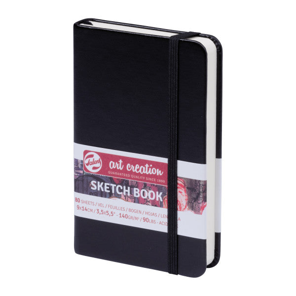 Black 3.5x5.5 Talens Art Creation Sketch Books - Odd Nodd Art Supply