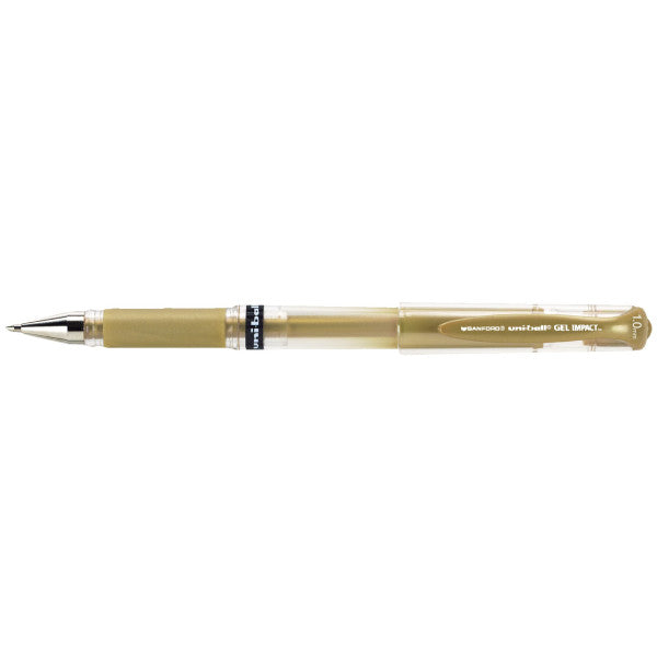 Uni Gel Impact Pen Gold - Odd Nodd Art Supply