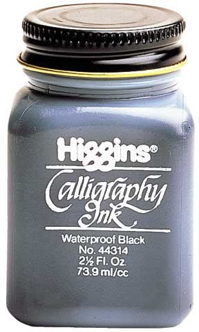 Higgins Calligraphy Inks