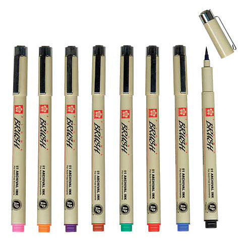 Pigma Brush Pen - Odd Nodd Art Supply
