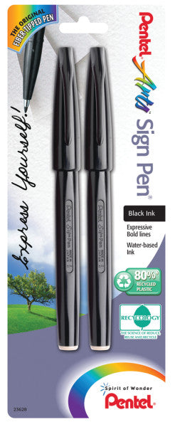 Black Pentel Sign Pens - Odd Nodd Art Supply