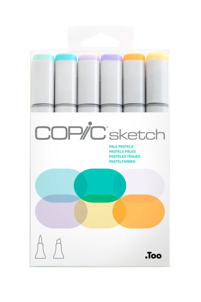 Pastel COPIC Sketch Marker Sets - Odd Nodd Art Supply