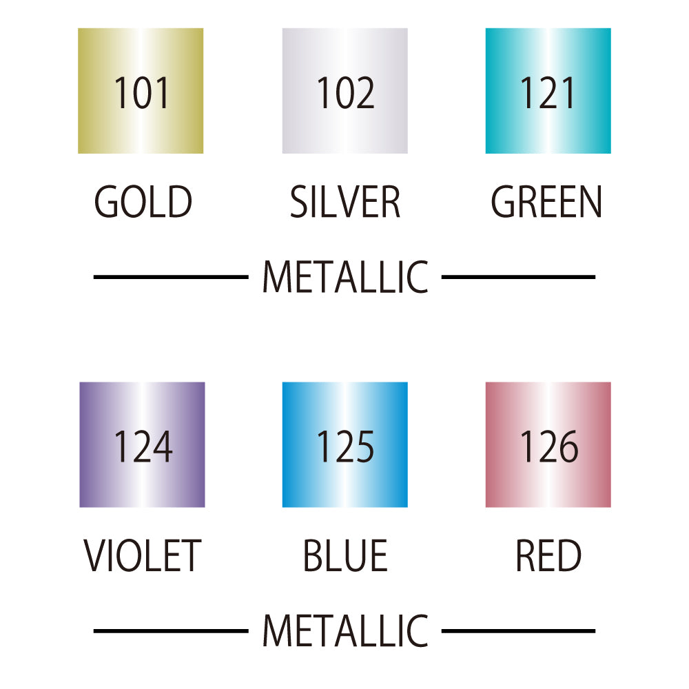 Clean Color Dot Marker Sets Set of 6 Metallics - Odd Nodd Art Supply