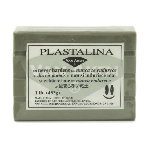 1# Modeling Clay Gray Plastalina - Odd Nodd Art Supply