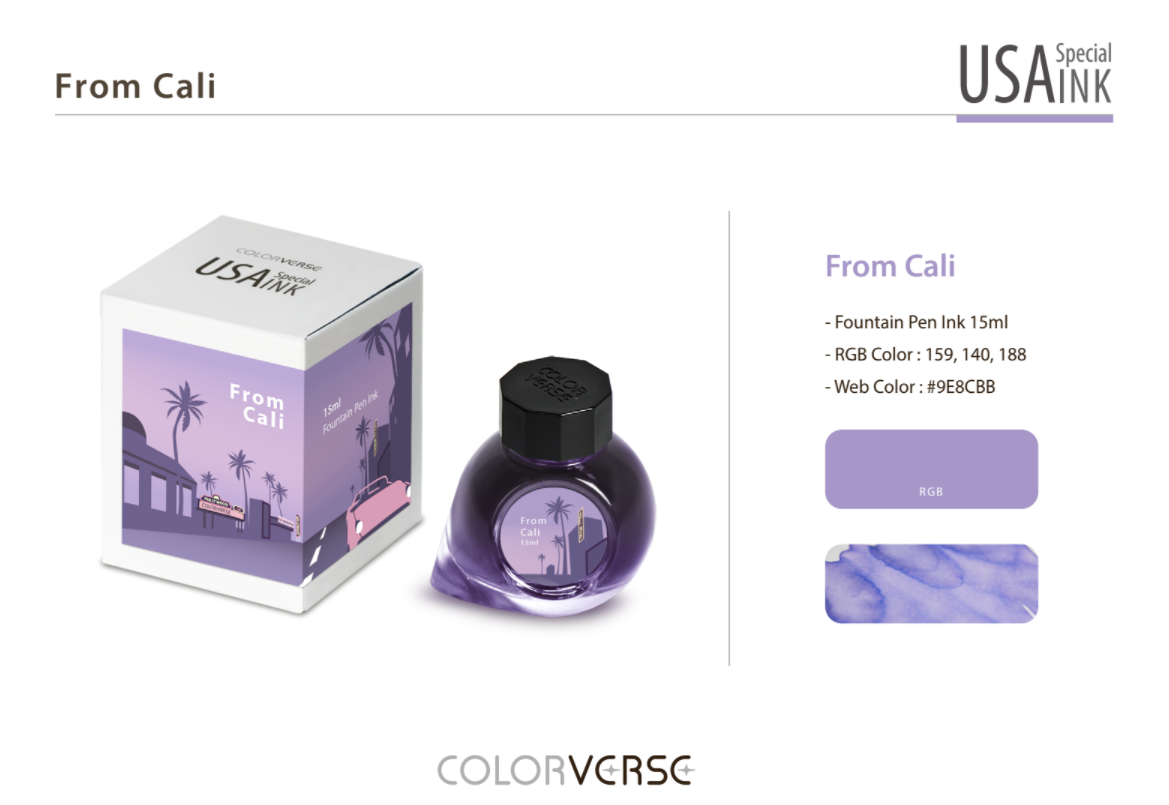 Colorverse USA Special Fountain Pen Ink - Odd Nodd Art Supply  From Cali