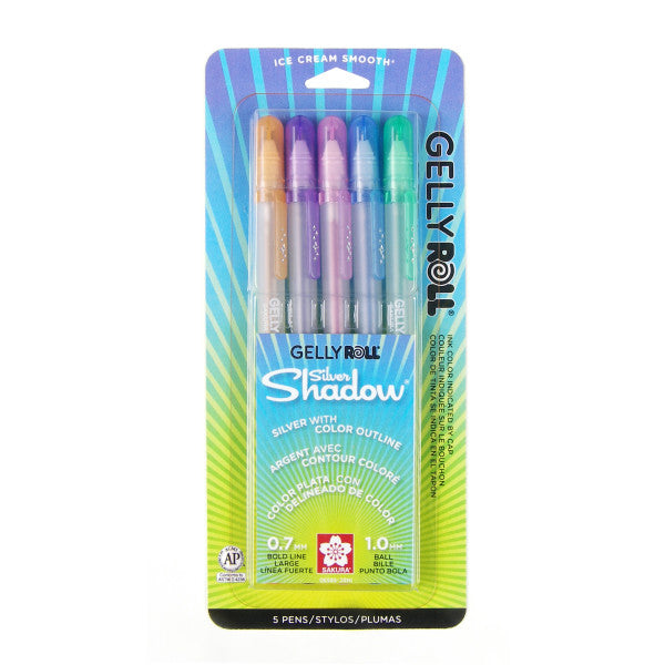 Gelly Roll Shadow Pens Silver - Odd Nodd Art Supply