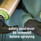 Montana Black Spray Safety Seal Removal