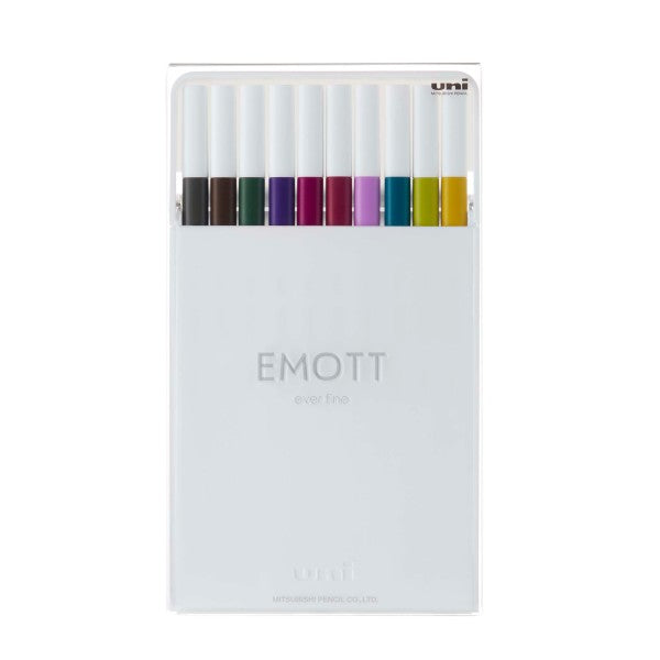 EMOTT Fineliner Pen Sets 10 Set #3 - Odd Nodd Art Supply