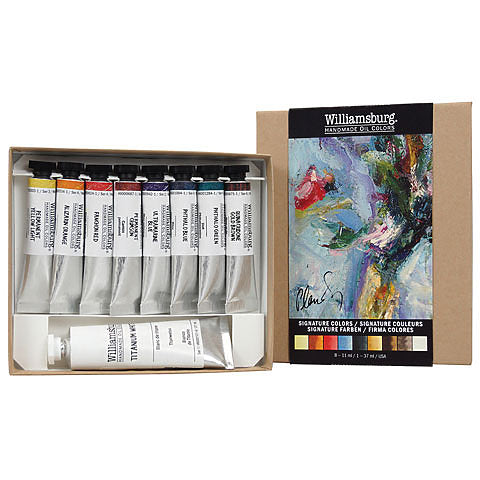 Signature Williamsburg Handmade Oils 8-Color Introductory Sets - Odd Nodd Art Supply