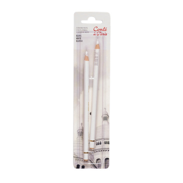 White Conte Pastel Pencil Sets - Odd Nodd Art Supply