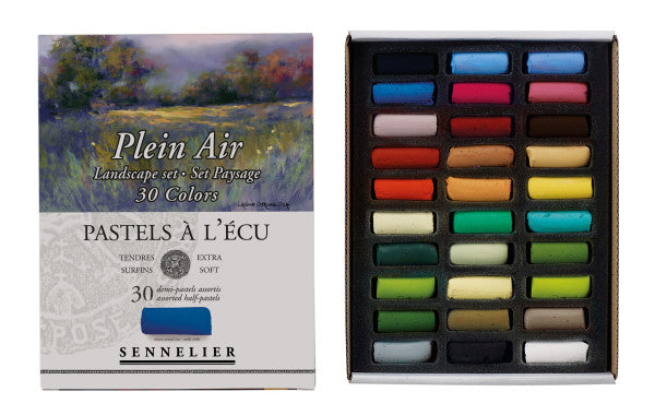 Plein Air Landscape 30 Sennelier Half Stick Extra-Soft Pastel Sets - Odd Nodd Art Supply