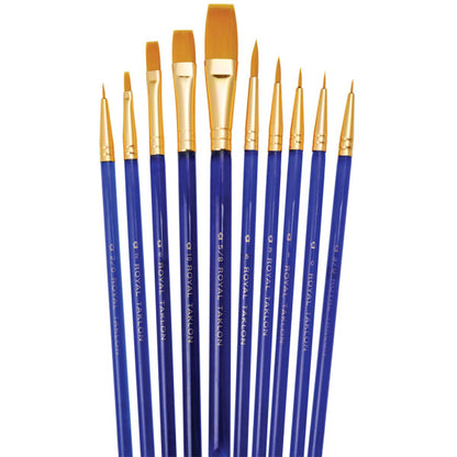 Golden Taklon 10 Set Super Value Brush Sets - Odd Nodd Art Supply