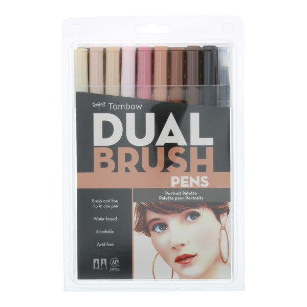 Dual Brush Pen Sets Portrait - Odd Nodd Art Supply