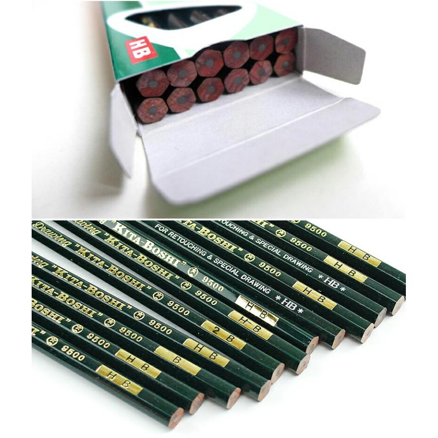 Kitaboshi 9500 HB Pencil Dozen - Odd Nodd Art Supply