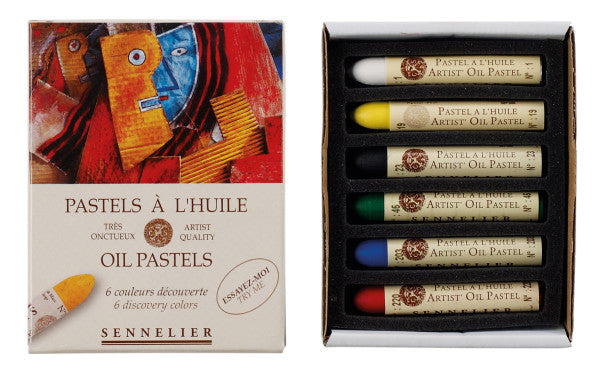 Sennelier Oil Pastel Sets 6 Discovery Set - Odd Nodd Art Supply