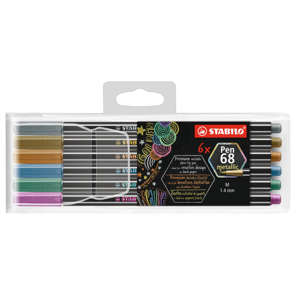 Pen 68 Metallic Marker Sets 6 color set - Odd Nodd Art Supply