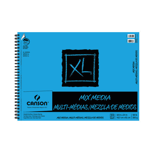 18x24 Canson XL Mix Media Pads - Odd Nodd Art Supply